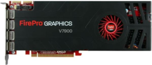 VGA AMD FIREPRO V7900 2GB DDR5 256-BIT 4x DISPLAYPORT PCI-E F.P NEW