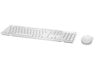 DELL KM636 WIRELESS OFFICE KEYBOARD & MOUSE WHITE GER | NEW